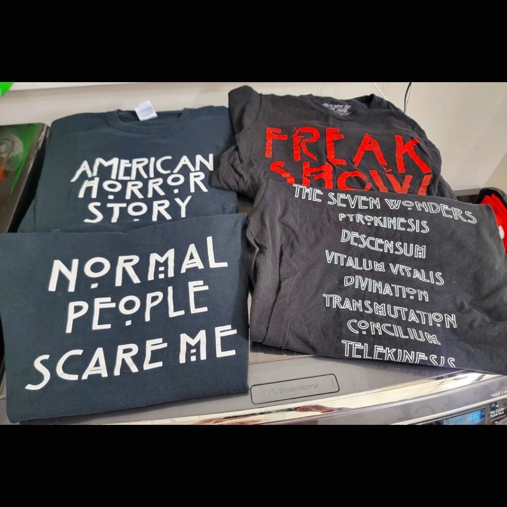 Set of Adult Small AMERICAN HORROR STORY T-Shirts